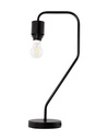 LAMPARA DE MESA NEGRA 1L E27