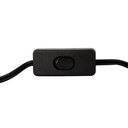 LAMPARA DE MESA NEGRO 2 PACK 1L E27