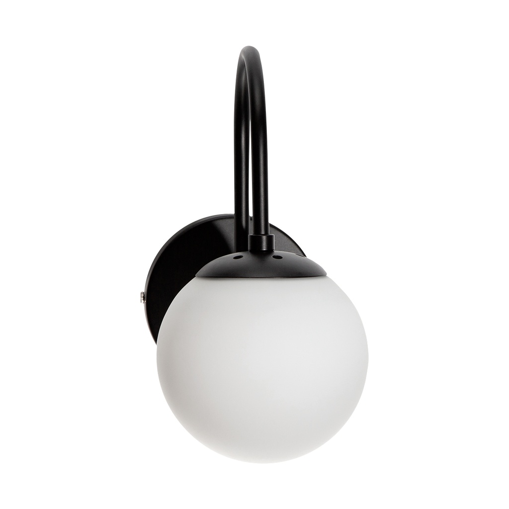 Lampara de Pared Negro 1L E27 G45