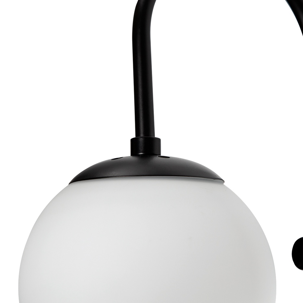 Lampara de Pared Negro 1L E27 G45