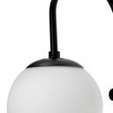 Lampara de Pared Negro 1L E27 G45