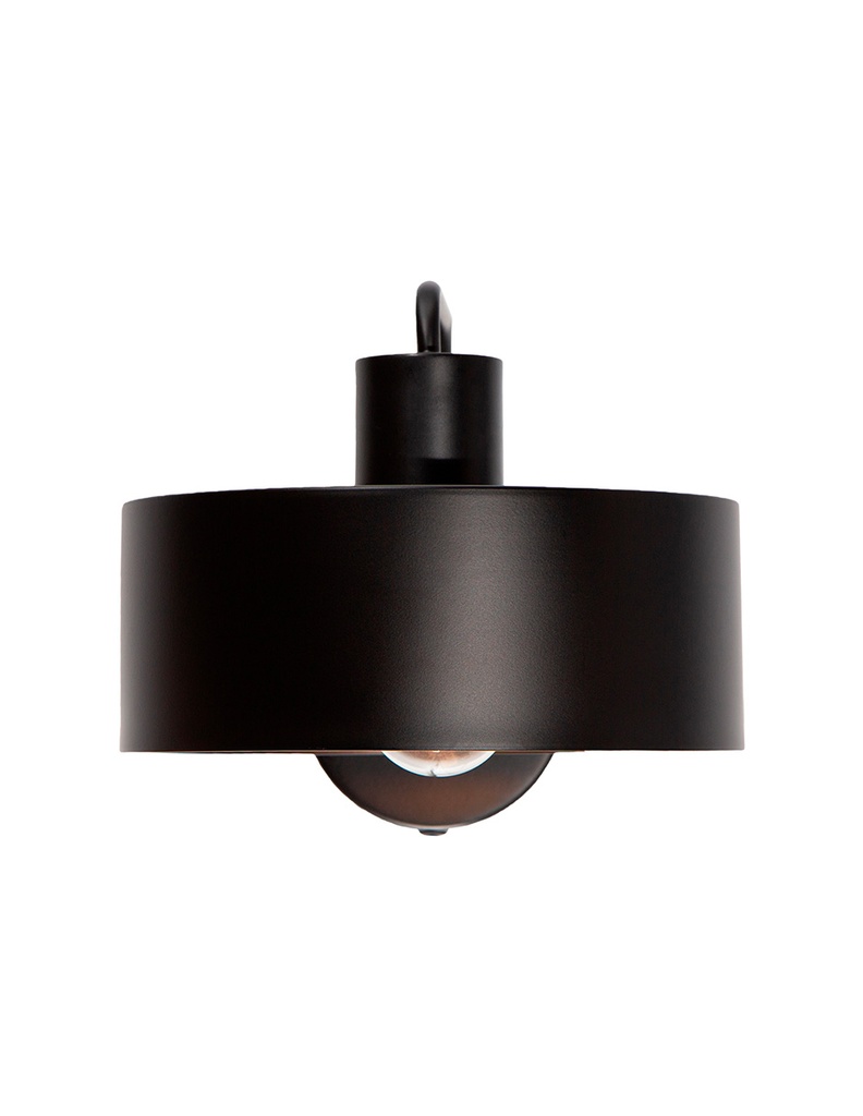 Lámpara de Pared Dark Decor Negro E27 40w 1 Luz
