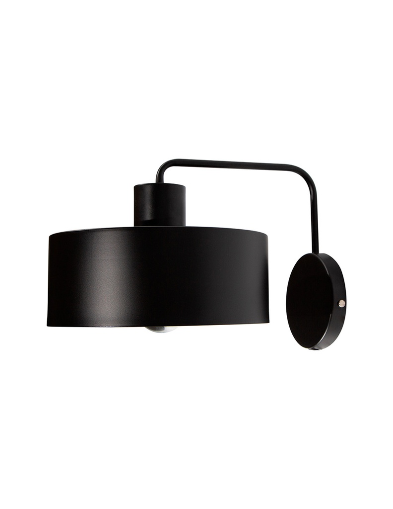 Lámpara de Pared Dark Decor Negro E27 40w 1 Luz