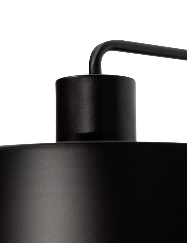 Lámpara de Pared Dark Decor Negro E27 40w 1 Luz