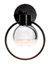 Lámpara de Pared Modern Luxe Negro E27 40w 1 Luz