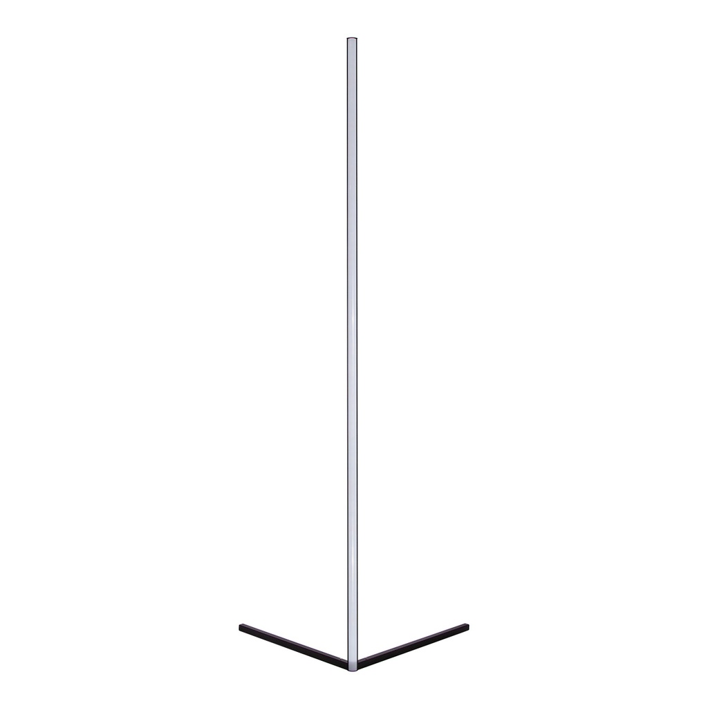 LAMPARA DE PISO LED NEGRA 24 W