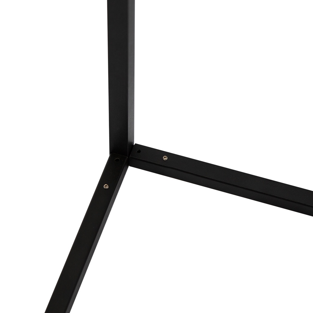 LAMPARA DE PISO LED NEGRA 24 W