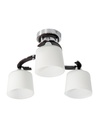 LAMPARA DE TECHO CROMADO 3L E27