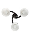 LAMPARA DE TECHO CROMADO 3L E27