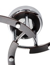 LAMPARA DE TECHO CROMADO 3L E27