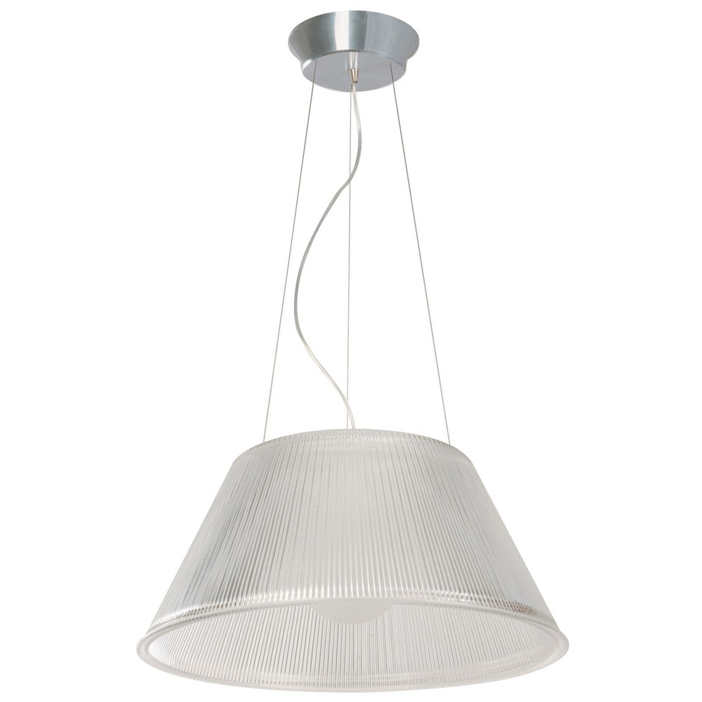 Lámpara Colgante Níquel Satinado 1 Luz E27 100W