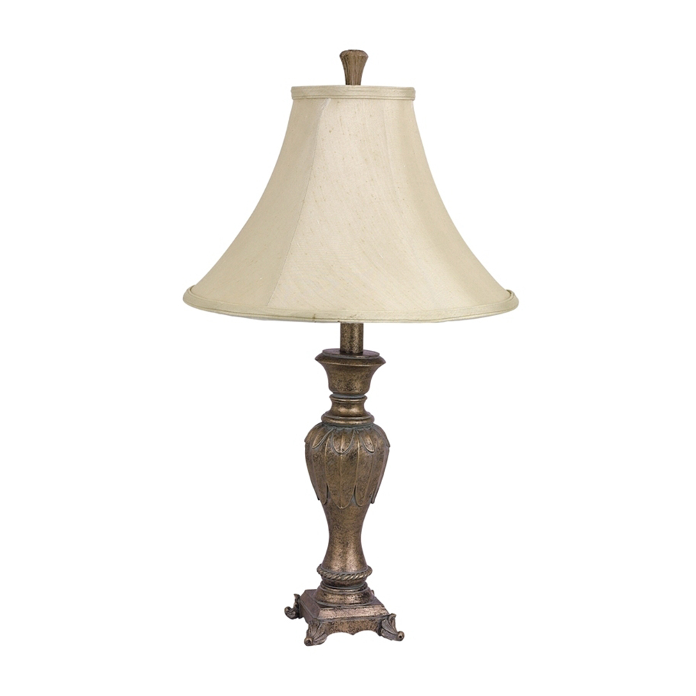 Lámpara de Mesa Oro 1 Luz
