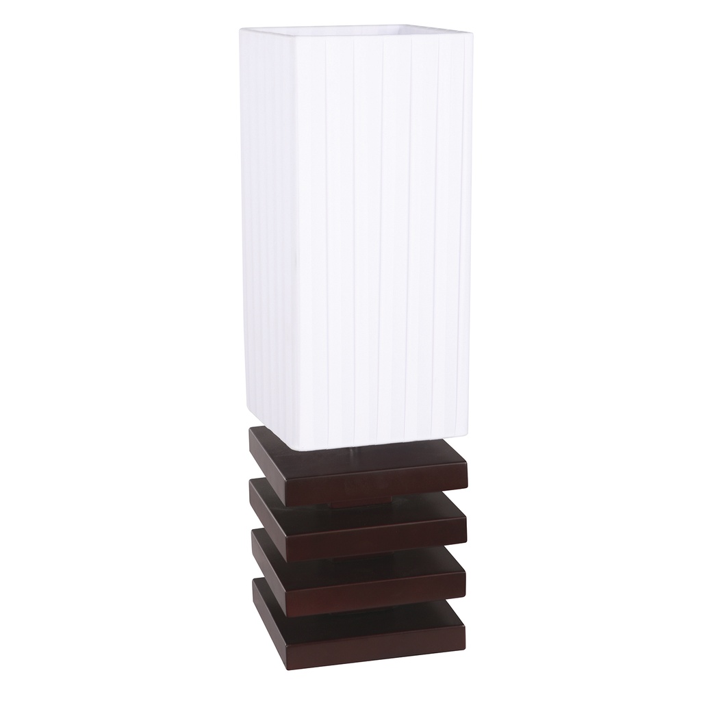 Lampara  Mesa E-27 1L 40W Acab. Chocolate
