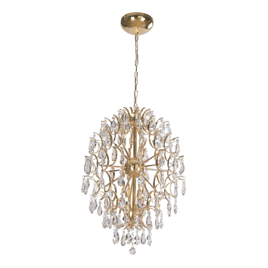 Lámpara Colgante, Dorado, 18 Luces, 10W