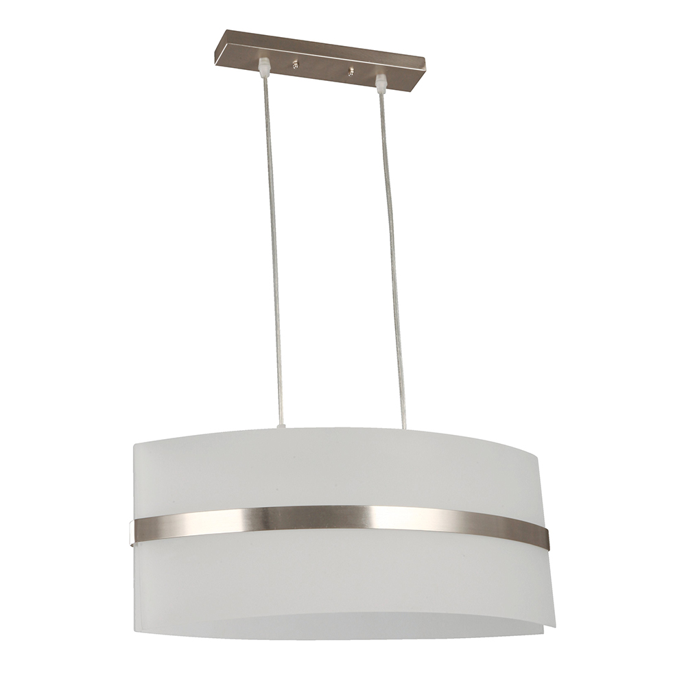 Lámpara Colgante de Techo Lumicentro Color Níquel Satinado de 60 W