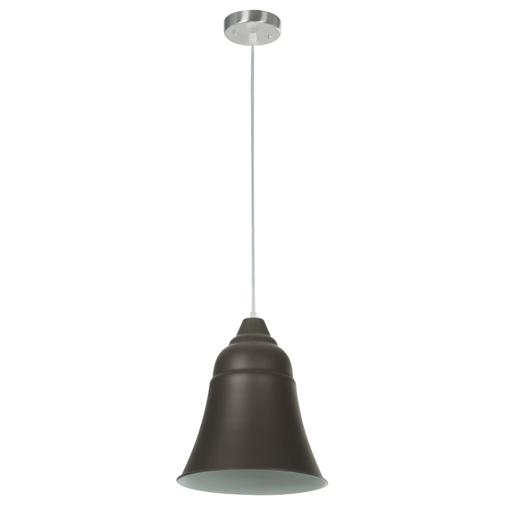 Lámpara de Techo E27 1 luz 40W - Acabado Níquel Satinado