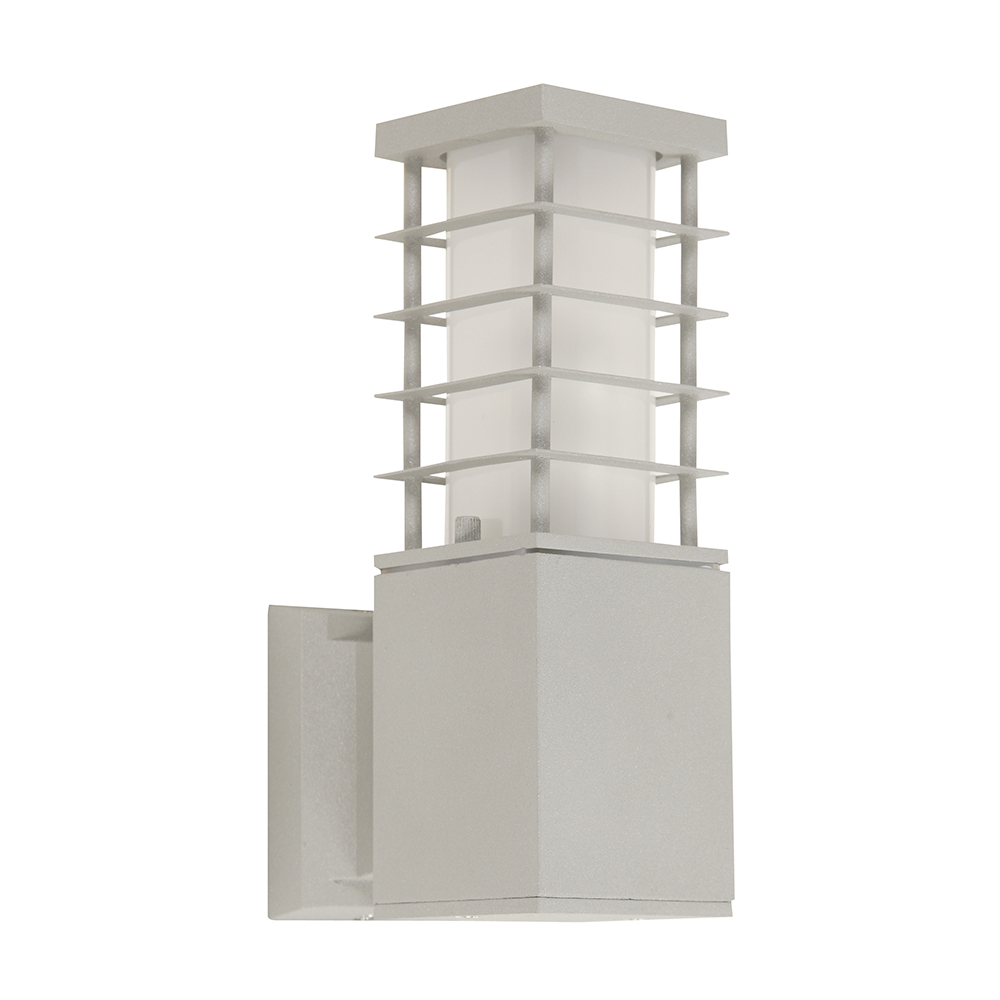 Lámpara de Pared E27 60W - Acabado Gris Plateado