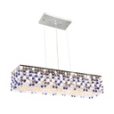 Lámpara Colgante Cromo LED 24 Luces 1W 3500K