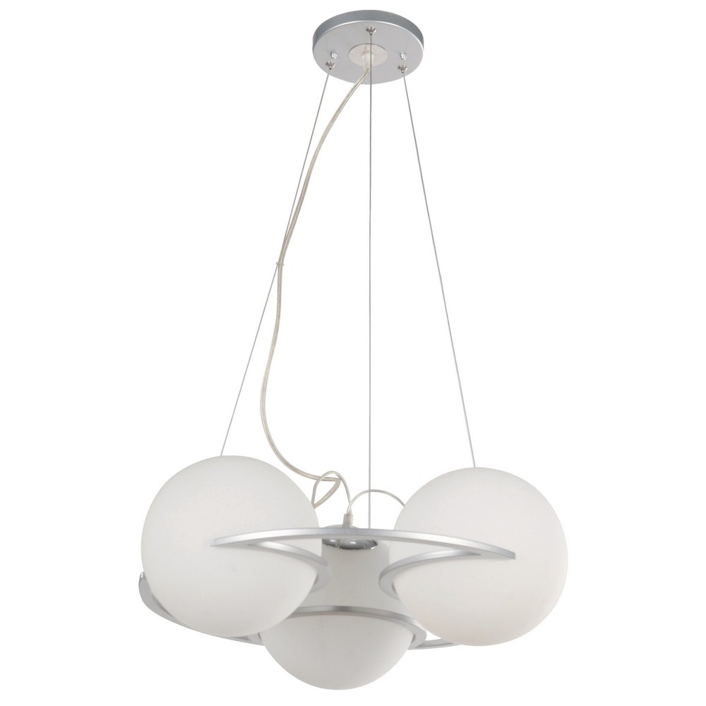 Lámpara de Techo 3L E27 60W Plateada