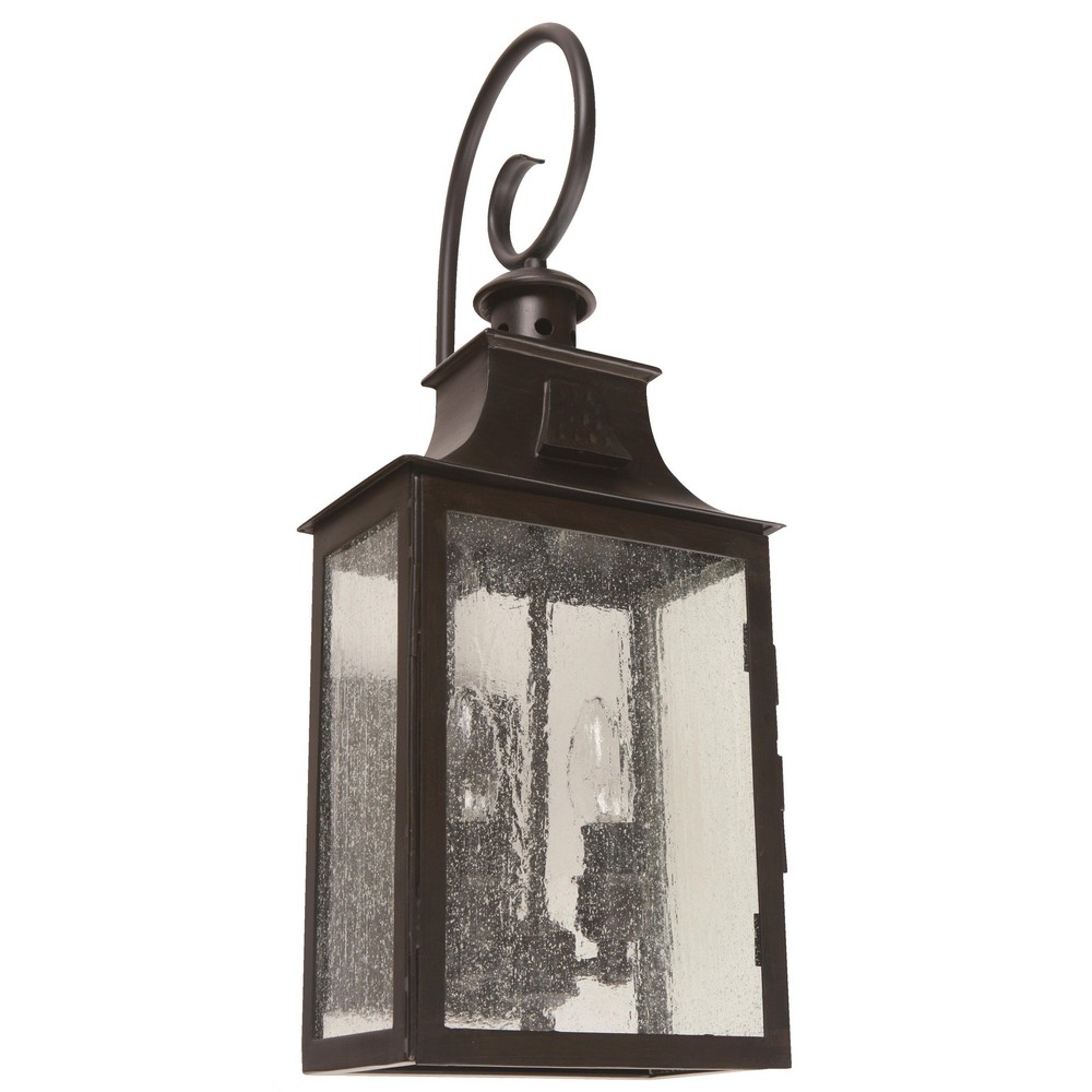 Lámpara de Pared 2 luces E14 60W - Acabado Óxido