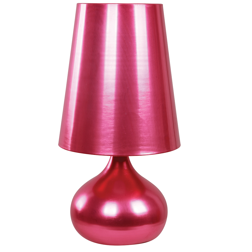 Lámpara Mesa Moderna Violeta E27 60w 1 Luz