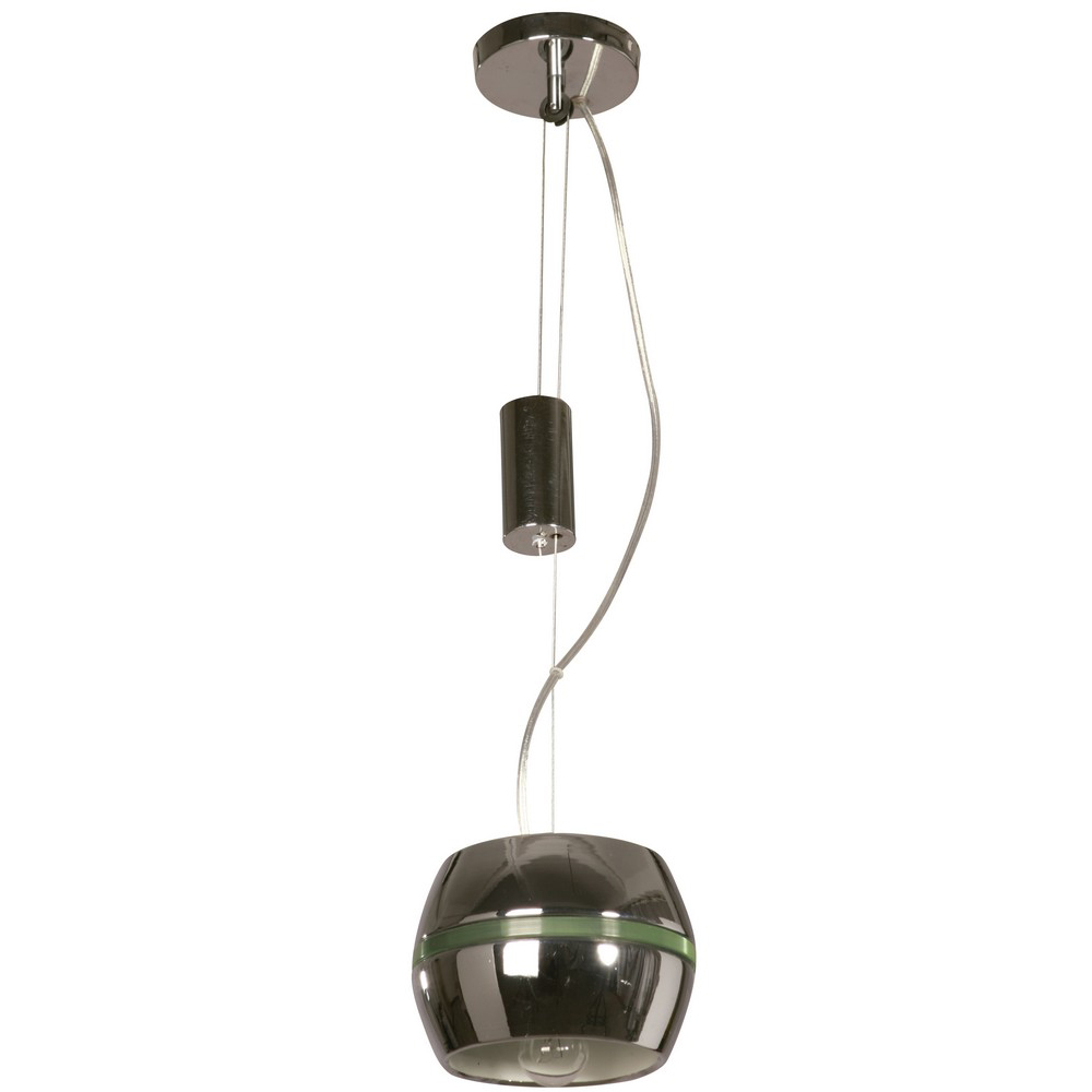 Lámpara Colgante Cromo 1 Luz E27 60W