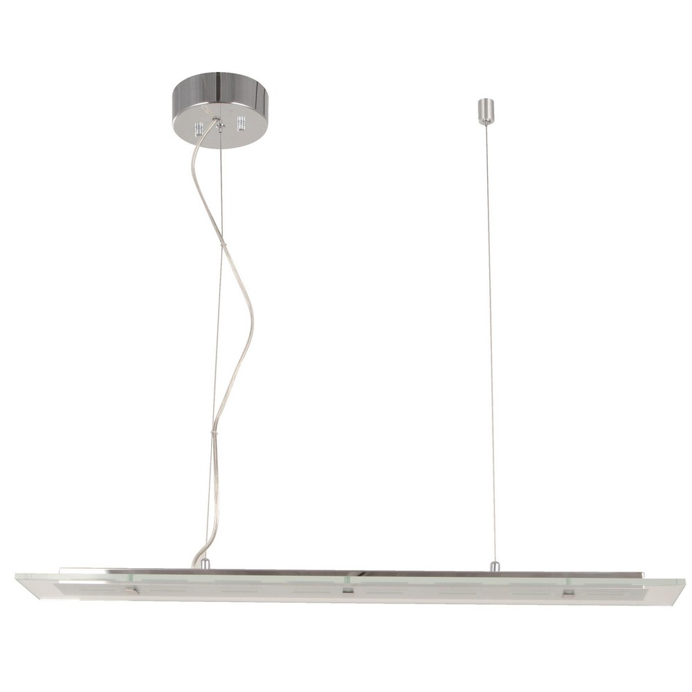 Lámpara Colgante Cromo LED 8 Luces 2.4W 3500K