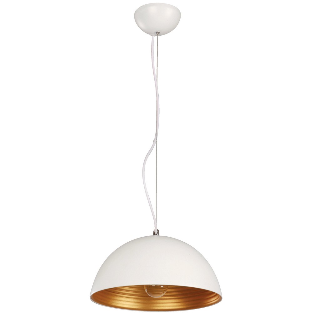 Lámpara Colgante Blanca 1 Luz E27 100W