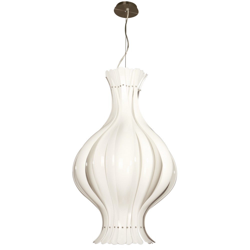 Lámpara Colgante Níquel Satinado 3 Luces E27 60W