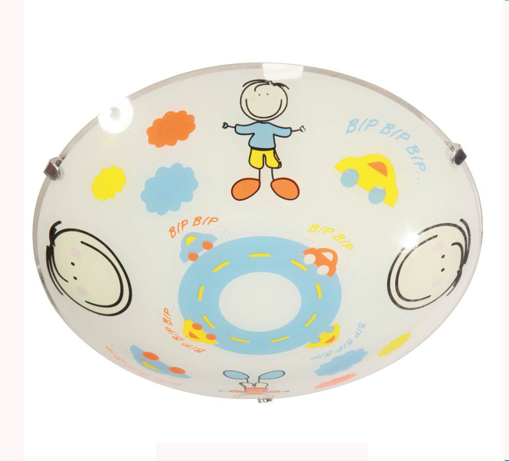 Lámpara de Techo Infantil de 60 W Color Blanco de 1 Luz