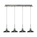 Lámpara Colgante Lumicentro LED Color Cromo 6 W de 4 Luces