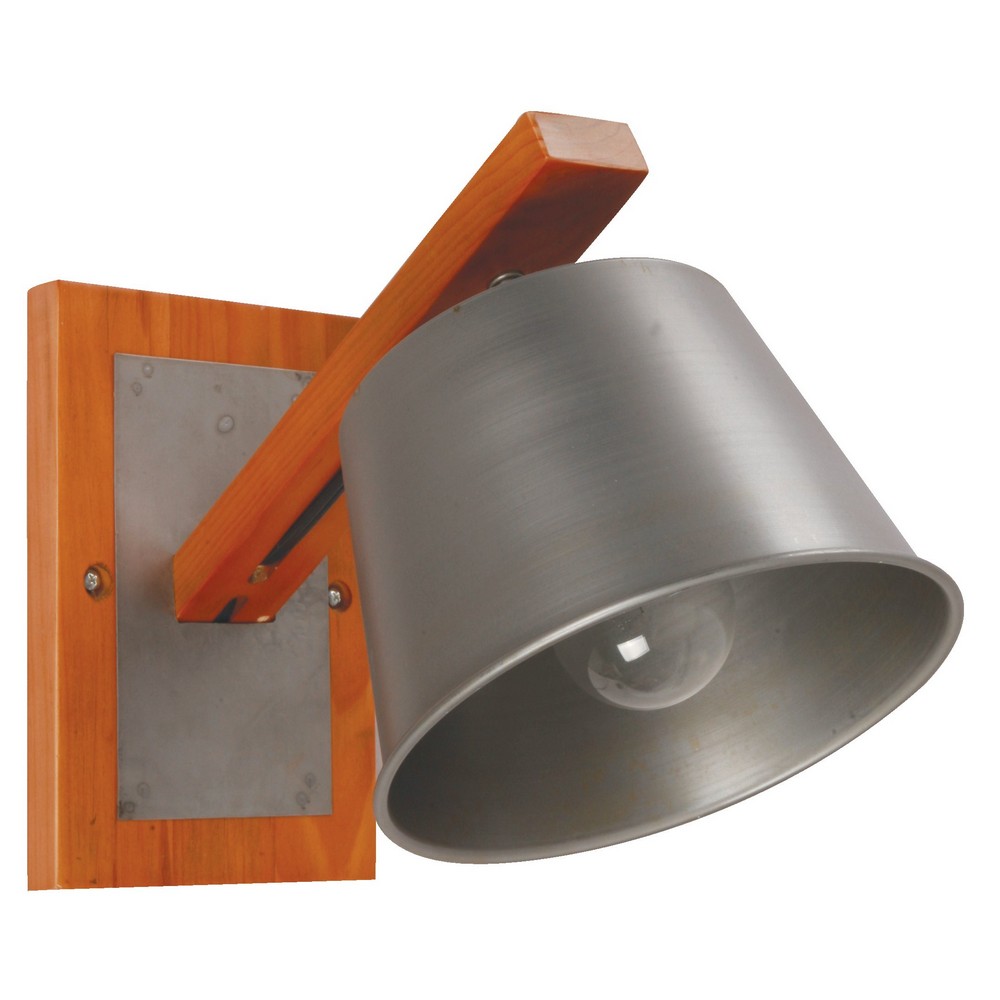 Lámpara de Pared E27 40W - Acabado Madera