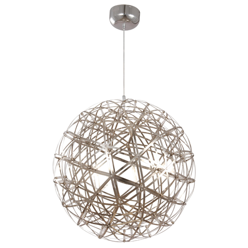 Lámpara Colgante Cromo LED 5 Luces 4.8W 3500K