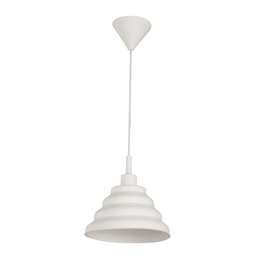 Lámpara Colgante Blanco Mate 1 Luz E27 60W