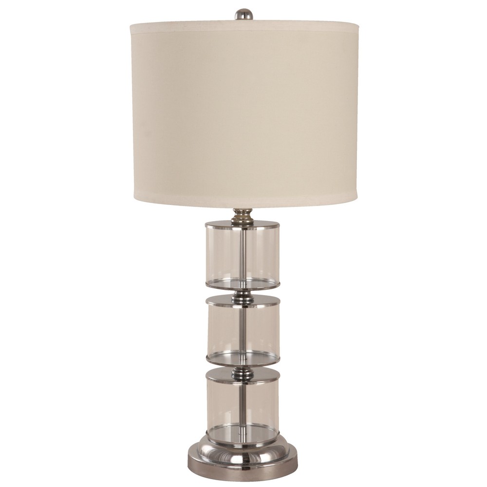 Lámpara de Mesa Cromo 1L 100W