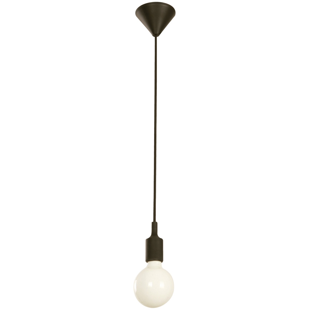 Lámpara de Techo Ike Lite Vintage Negro 60W E27 1 Luz