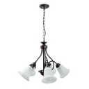 Lámpara Colgante Designers Color Bronce 60 W 5 Luces