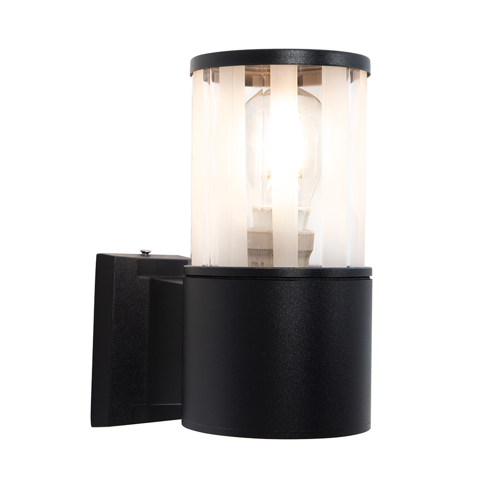 Lámpara para exterior negro 1L E27 60W Berlín