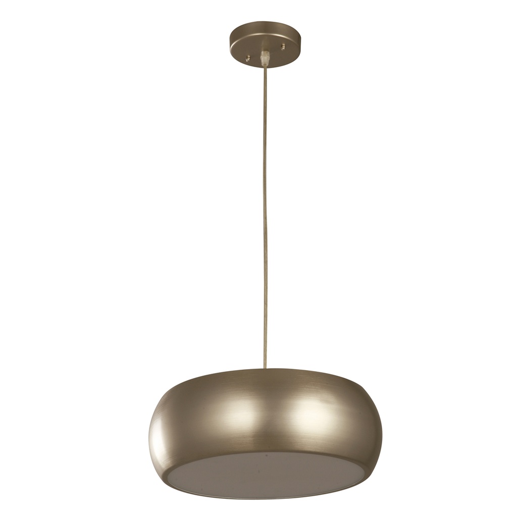 Lámpara Colgante Ike Lite Níquel Satinado 3 Luces 40W E27