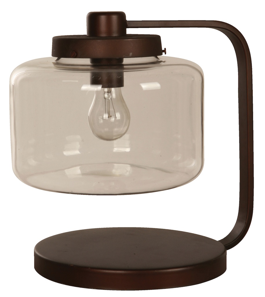Lampara Mesa Chocolate1L E27 60W(N/B)