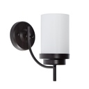 Aplique de Pared Color Chocolate de 1 Luz 40W E27