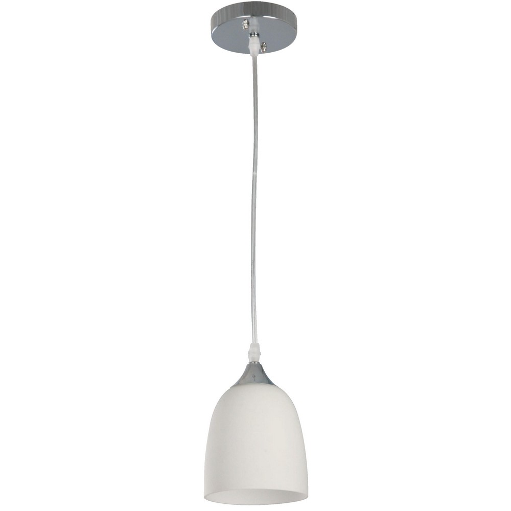 Lámpara Colgante Cromo 1 Luz E27 60W