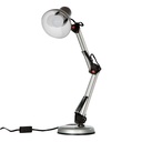 Lámpara de mesa, Plata 1L E27 40W