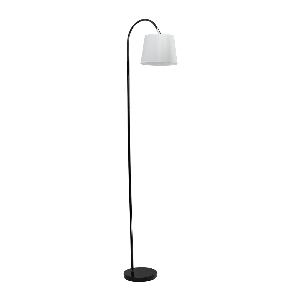 Lámpara de piso blanca 60w E27 1 luz