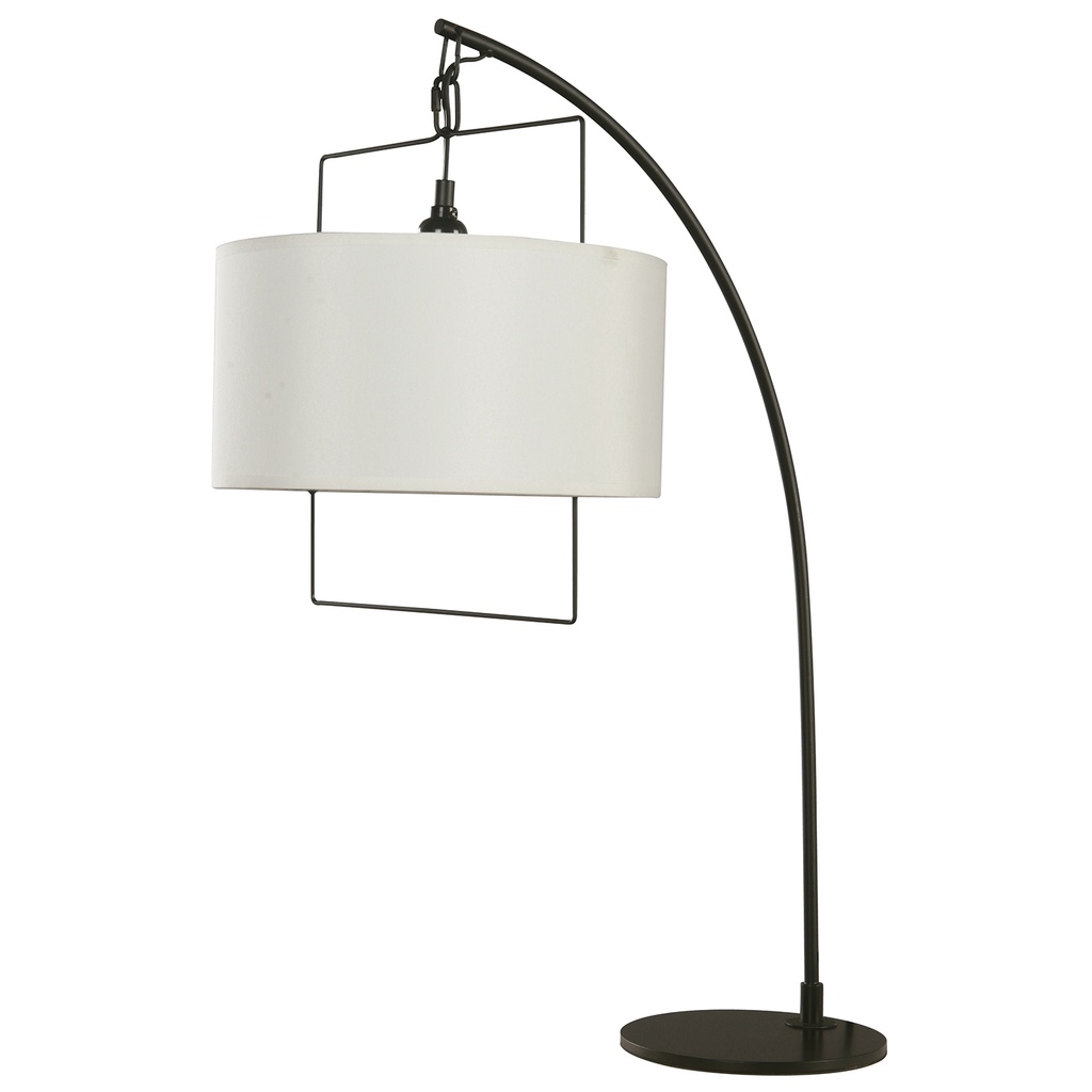 Lampara  De Mesa Negro 1L E27 60W /2 Piezas (Cuerpo Y Pantalla)