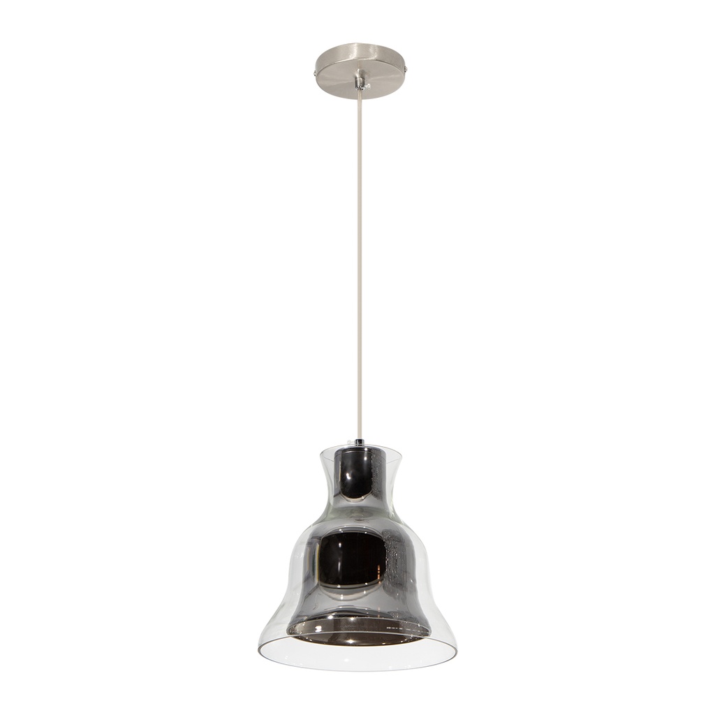 Lámpara Colgante Designers Níquel Satinado 1 Luz 60 W E27