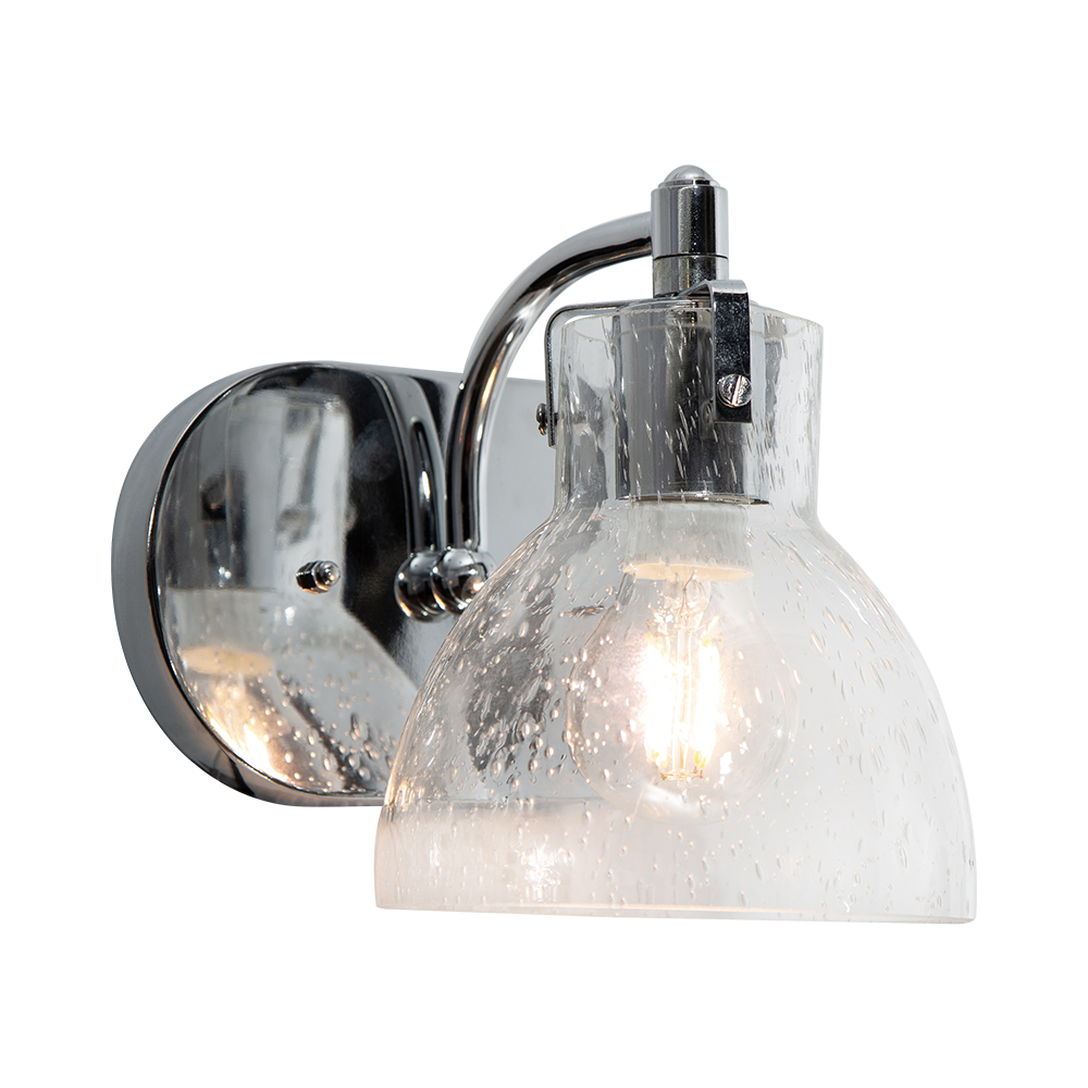 Lámpara de Pared Cromo 1 Luz  E27 60w