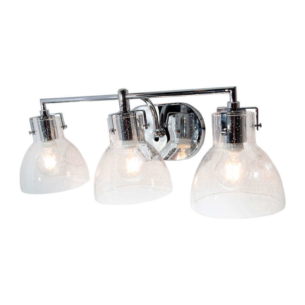 Lámpara de Pared Cromo 3 Luces  E27 60w