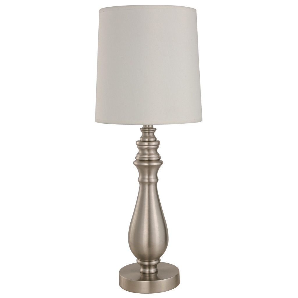 LÁMPARA MESA BRONCE ANTIGUO 1L E27 60W CUERPO Y PANTALLA