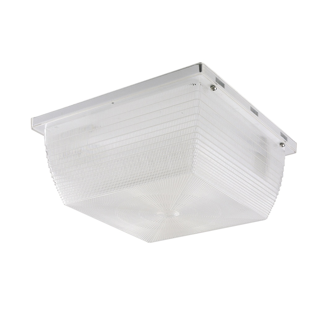Lámpara De Techo Exterior Plástico Blanco E27 60w 2 Luces